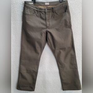 Weatherproof Men's Regular Fit Brown Jeans 38x30 WAIST-19 INSEAM-30 RISE-11.5